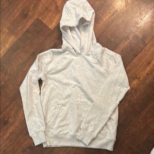 Athleta Girl Cream Pullover Sweater with Hood